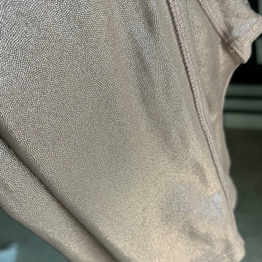 GAP Girls' Shimmery Rose Brown Leggings